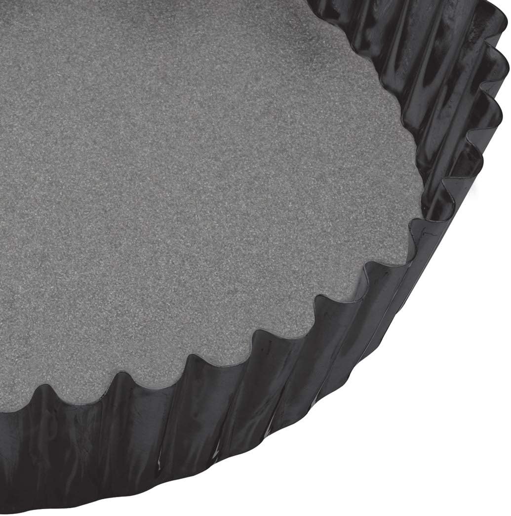 MasterClass Extra Deep Tart Tin with Loose Bottom and PTFE, PFOA and BPA Free Non Stick, Robust 1mm Carbon Steel, 25 x 5.5cm - Image 5
