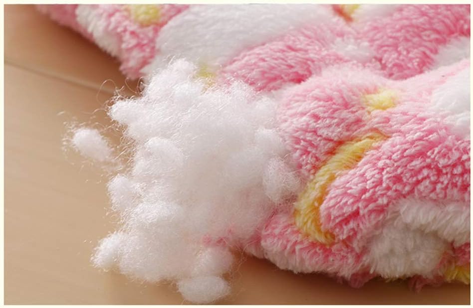 POPETPOP Small Animal Guinea Pig Hamster Bed House Winter Warm Squirrel Hedgehog Rabbit Chinchilla Bed Mat House Nest Hamster Accessories Size M (Random Color) - Image 5