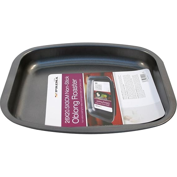 Prima Small Non Stick Roasting TIN Tray 26x20.5x3cm Amazon.co.uk