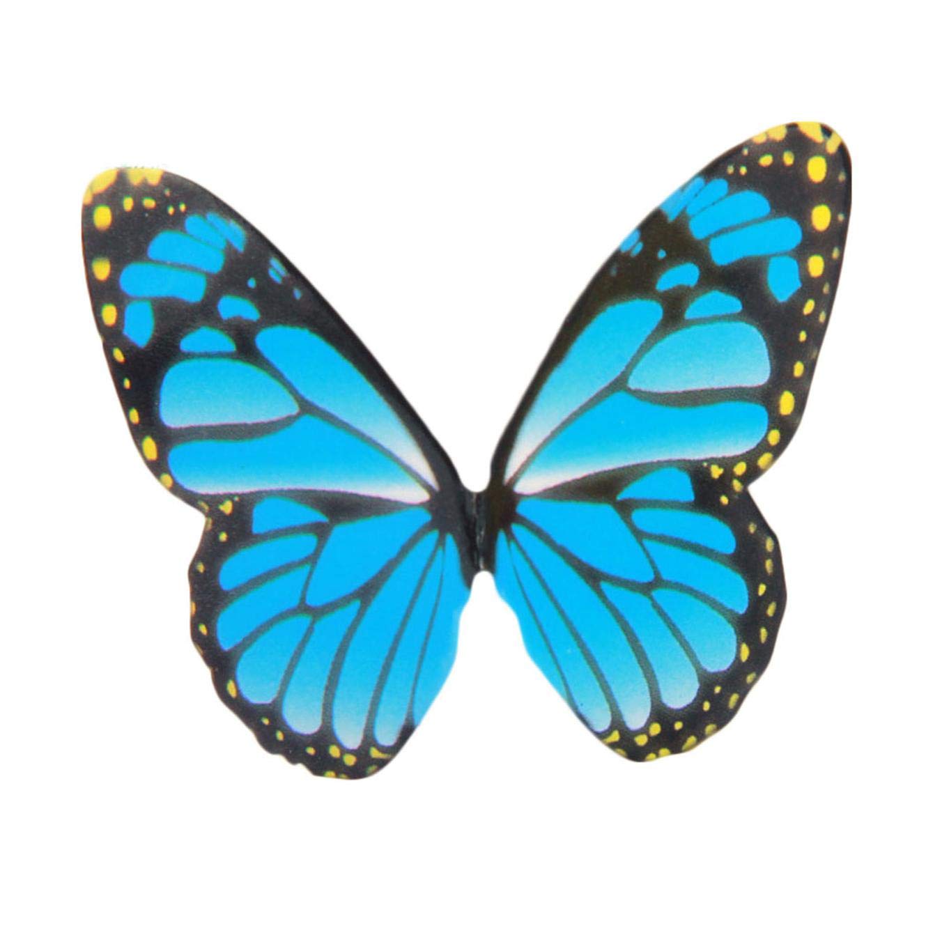 Nuofeng Elegant Cake Topper 50 Pieces Color Butterfly Paper