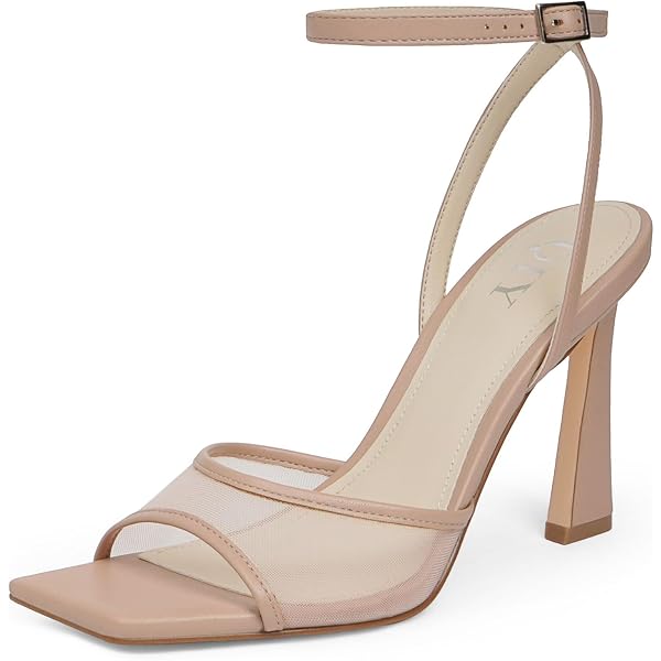 Call It Spring Women's Kelena Heeled Sandal – Black, 2.5 Inch Heel, Synthetic
