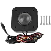 Illuminated 4.5cm Round LED Trackball Mouse PS/2 PCB Connector, Wired USB Trackball for