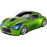 Usbkingdom Cool Sport Car Shape 2.4GHz Wireless Mouse Optical Cordless Mice with USB Receiver for PC Laptop Computer 1600DPI 