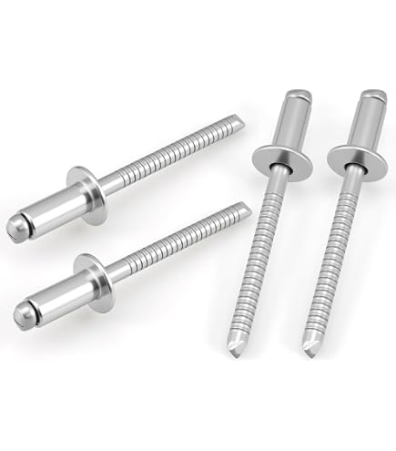 155pcs Multiple Sizes Blind Rivets Aluminum, Steel, Nylon Pop Rivet
