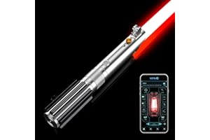 ADAWLERT Dueling Anakin SE Lightsaber Metal Light Saber APP Control Smooth Swing Force FX Sword 16 Sound Fonts RGB Color Changing Saber for Adults