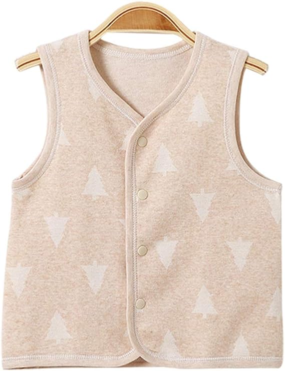 Amazon Co Jp チレエコ Chireeko ベスト ベビー ジャケット 肌着 チョッキ カーディガン ジャケット トップス 新生児 赤ちゃん 秋冬 おしゃれ 通園 通学 ノースリーブ 袖なし 服 ファッション小物