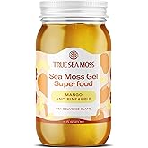 TrueSeaMoss Sea Moss Gel - Mango/Pineapple Sea Moss Gel - Alternative Form of Sea Moss - Made in the USA - 473 ml