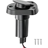 TRUTIDAL Boat Stern Light Base,Anchor Light Base,Waterproof Navigation Lights for Pontoon,Marine,Yacht,Jon Boat (Straight 90 Degrees)