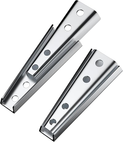 DDHOMIN 2 Sets Heavy Duty Metal Furniture Connector Interlocking Hangers for