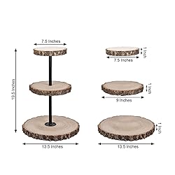 Efavormart 19" Tall | 3 Tier Rustic Cupcake