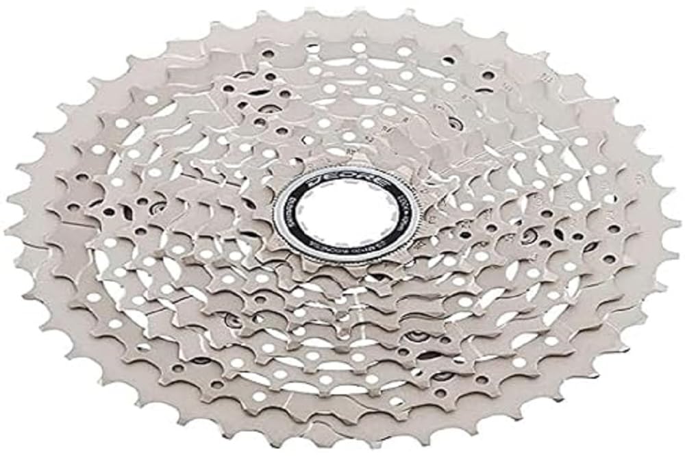 DEORE M4100 Cassette 10S x 11/42 Teeth Black/Silver