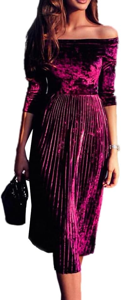 amazon uk velvet dresses