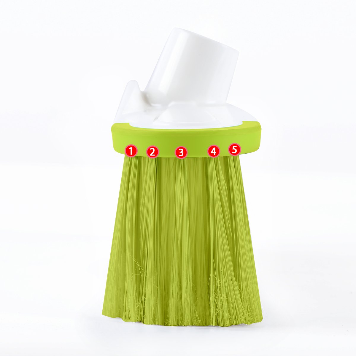 Soft Sweeping Broom, MEIBEI Push Broom with 130CM Stainless Steel Long