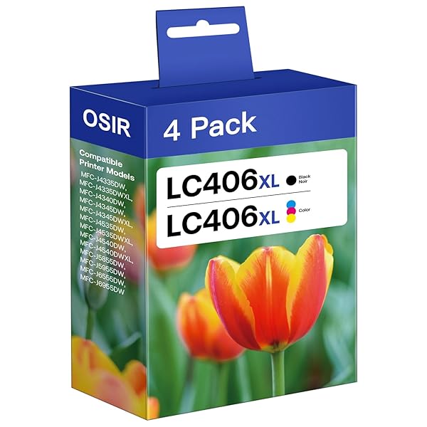 LC406XL INK CARTRIDGES COMPATIBLE FOR BROTHER LC406XL LC406...