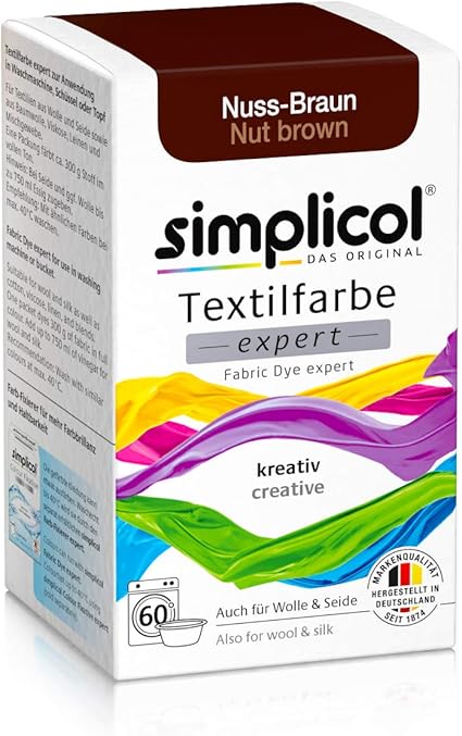 Simplicol Textilfarbe expert Nuss-Braun 1716: Farbe für kreatives ...