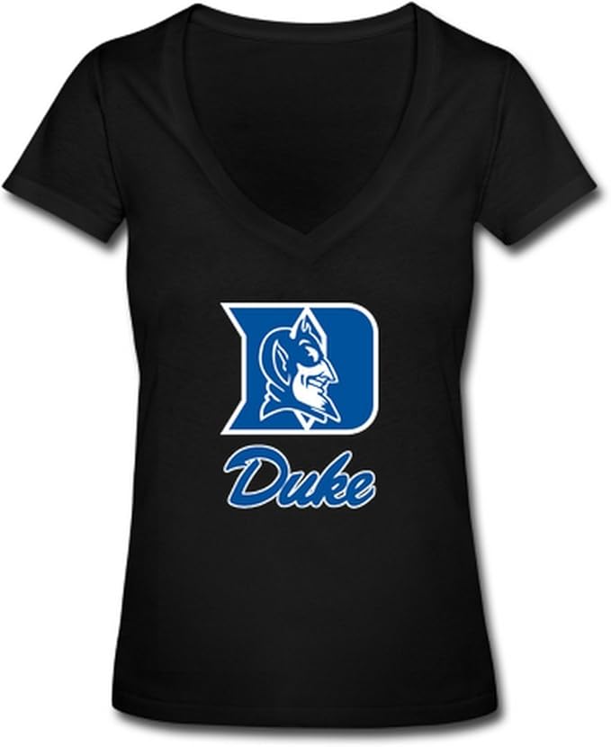 NCAA Duke University Womens Custom Deep Vneck Shirt at Amazon Women’s