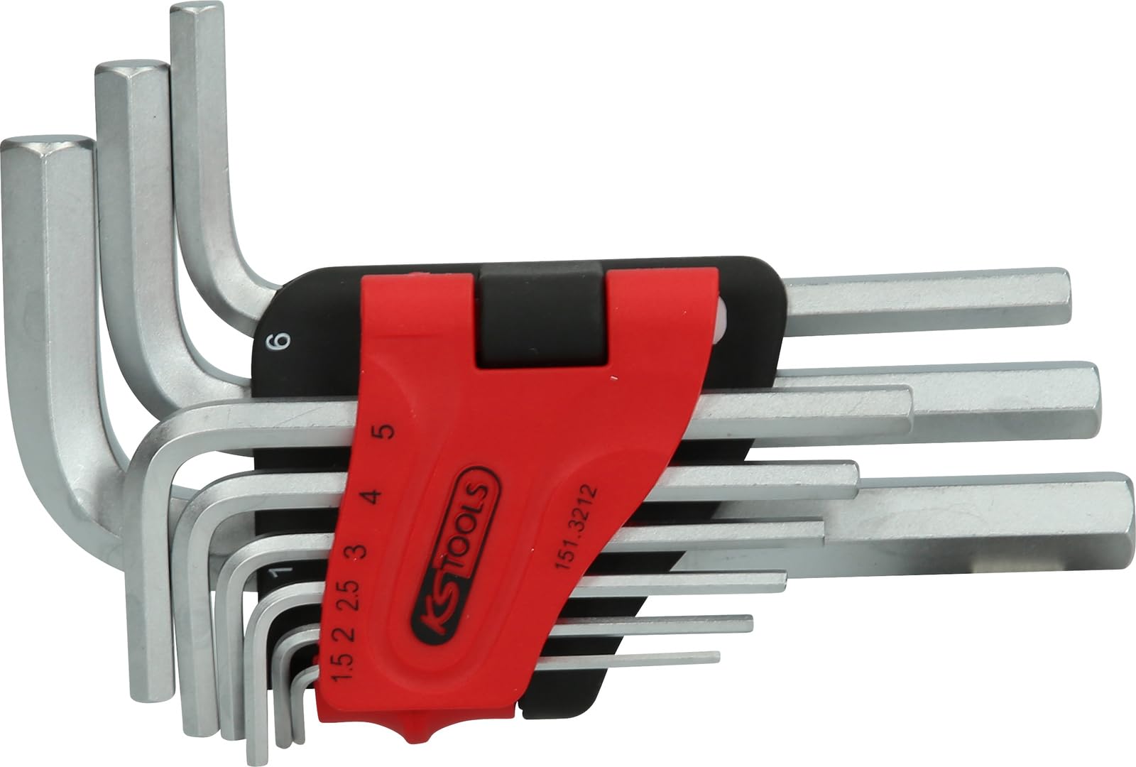 KS Tools Allen Allen Key Set in Folding Holder, 9-Piece Set, 5-10 mm