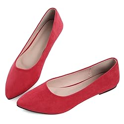 ChaiRong Zhou Flats for Women Comfortable Slip on