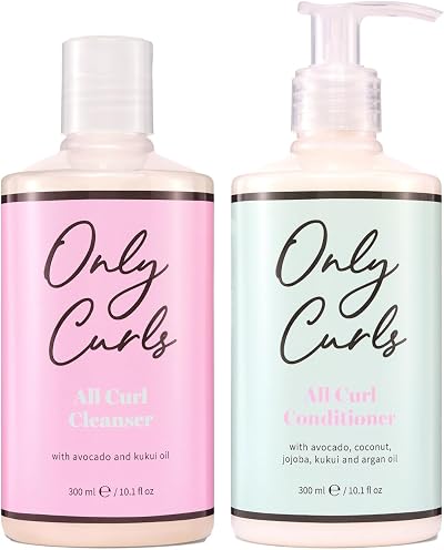 Only Curls Cleansing Bundle 300ml x2 Curly Shampoo & Conditioner