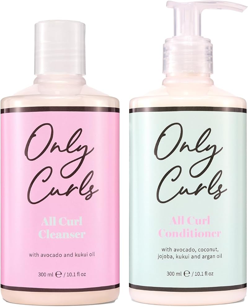 Only Curls Cleansing Bundle 300ml x2 Curly Shampoo & Conditioner