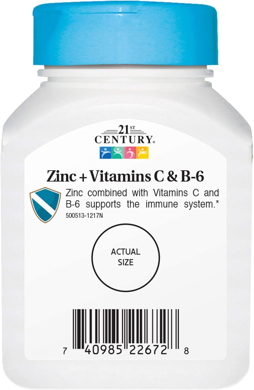 21st Century Zinc Chewable Withc & B6 - Cherry, 90 Count: Health & Personal Care