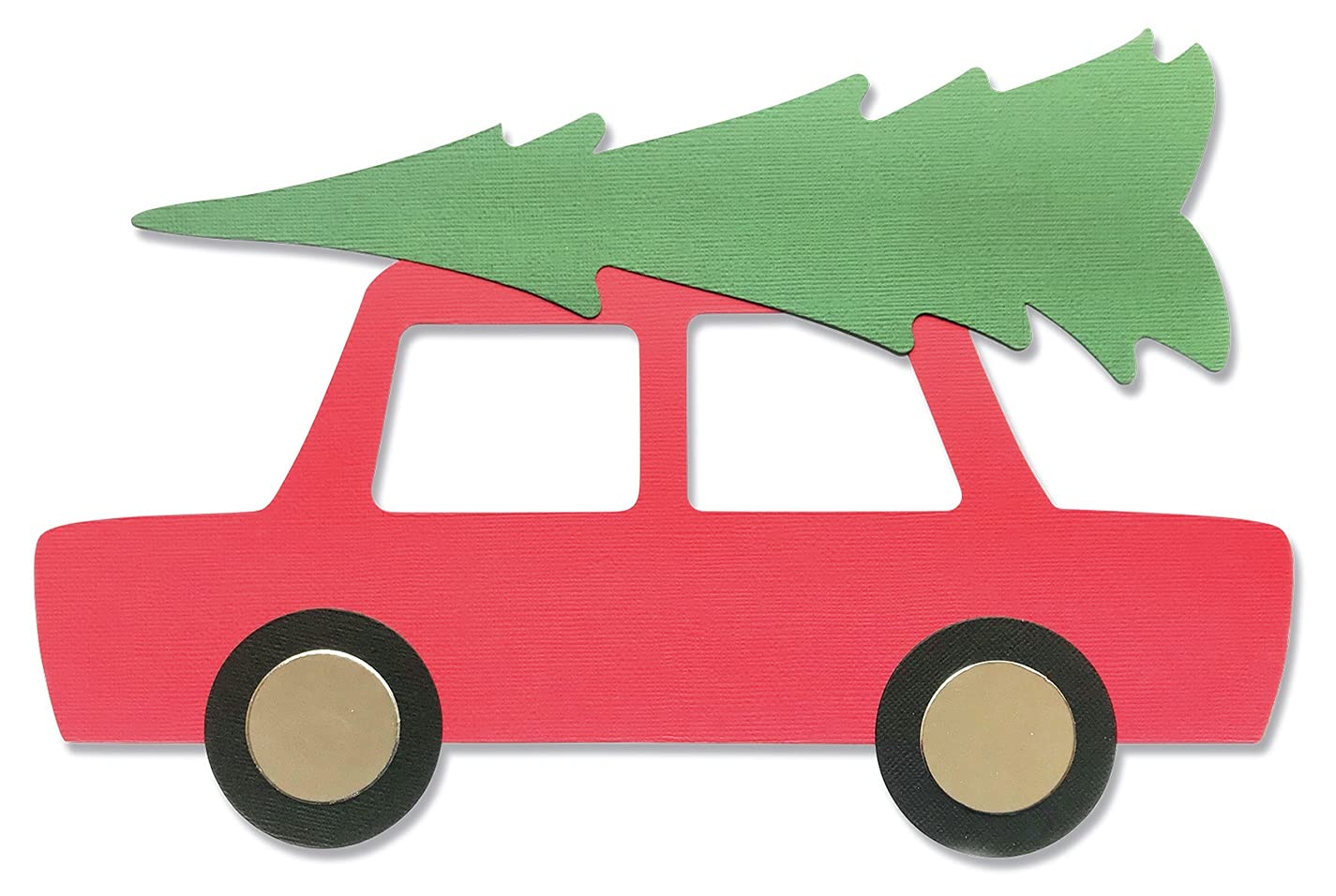 Sizzix Bigz Plus Die-Car & Tree by Olivia Rose, Multicolor, One Size (665351)