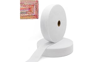 HexaHive 2 1/4 Inch Jelly Batting Roll Strips – 2 Rolls Total 70 Yards Upholstery Grade Needle Punched Polyester Batting for Roll Rugs, Quilts and Sewing Projects
