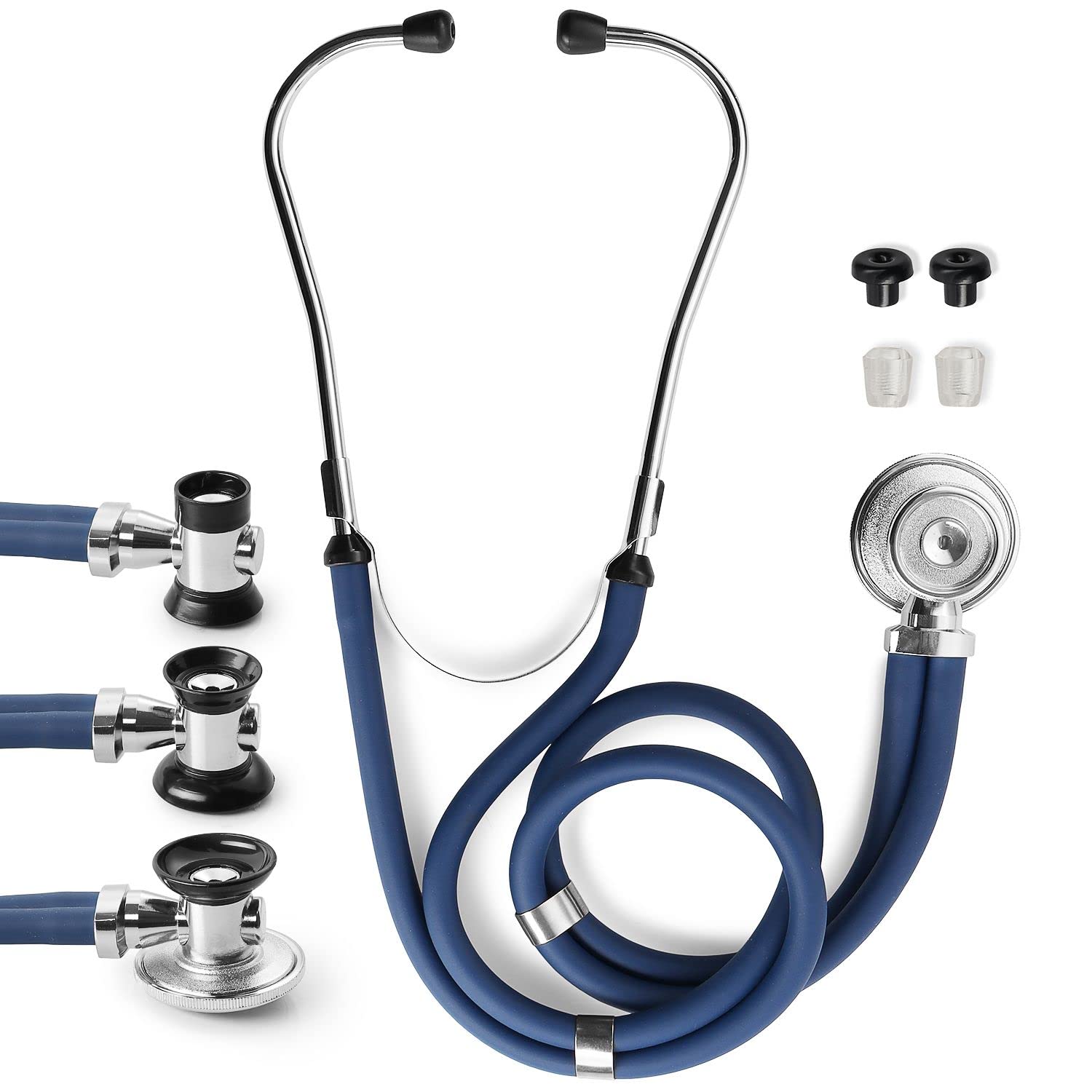 Photo 1 of PrimaCare DS-9295-BL 30" Sprague Rappaport Style Stethoscope for Doctor, Nurse and Medical Student, Blue
