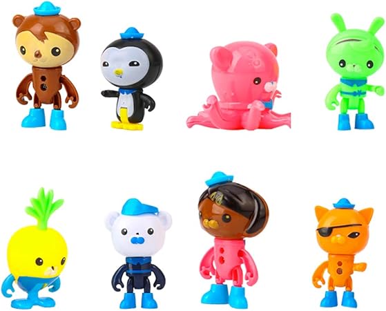 8 Pack Octonauts Cake Topper Figures 2 3 Peso Kwazii Captain Barnacles For Octonauts Party Supplies Party Supplies Toys Games Agtcorp Com