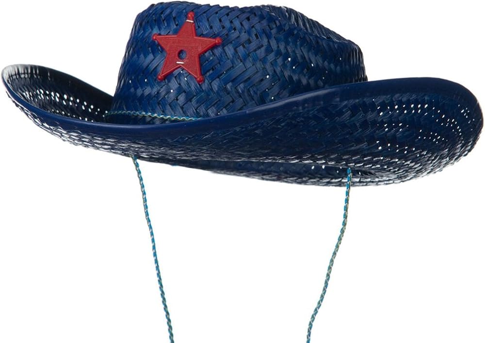 child straw cowboy hat