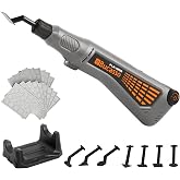 Cordless Pen Sander, Variable Speed and USB Charging with LED Light, Multi-Purpose Power Tool for Sanding, Polishing, Finishing, DIY Crafts