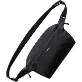 Bellroy Lite Sling, Lightweight Crossbody Bag - Black | Lightweight crossbody bag made for travel and everyday carry
