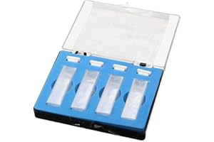 4Pcs 10mm 3.5ml Standard Quartz Spectrophotometer Cuvette for Lab School Educational Quartz Spectrophotometer Cuvette with Bo