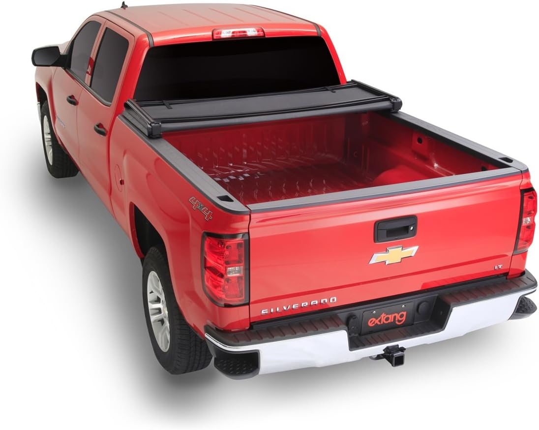 Amazon Com Extang 44445 Original Trifecta Trifold Truck Bed Cover Fits Chevy Gmc Silverado Sierra 1500 5 Ft 8 In 2014 18 Automotive