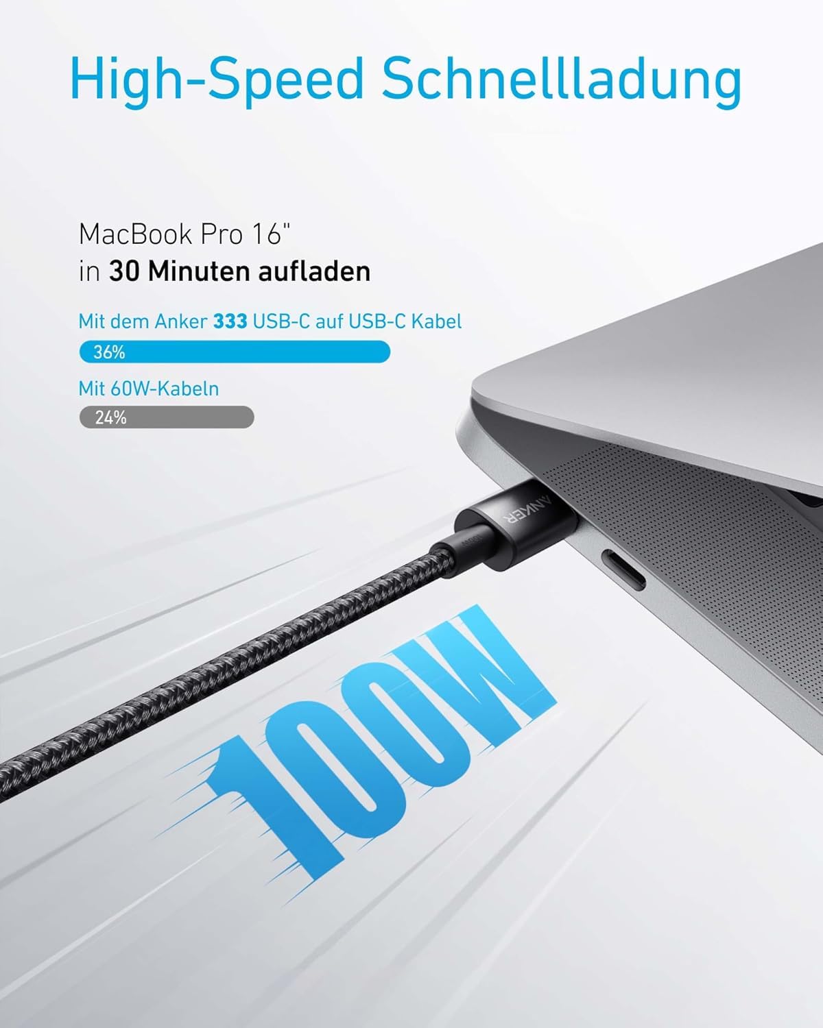 Anker USB C Kabel, [2 Stück 1,8m] Schnellladekabel USB C auf USB C Kabel, PD 3.0 USB C Ladekabel für iPhone 17 Pro Max/16/15 Serie, Samsung Galaxy S25/S24, MacBook Pro/Air, iPad Pro/Air 2