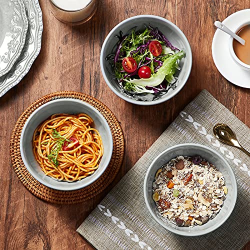 TP Dinnerware Set, Dinner Service for 6 with Bowls and Salad Dinner