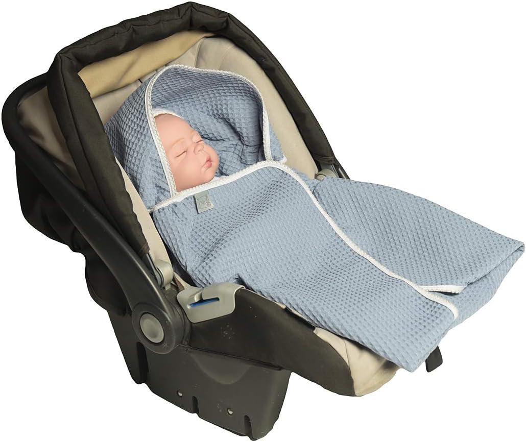 baby car seat blanket swaddle mustard gokkomorniki Baby