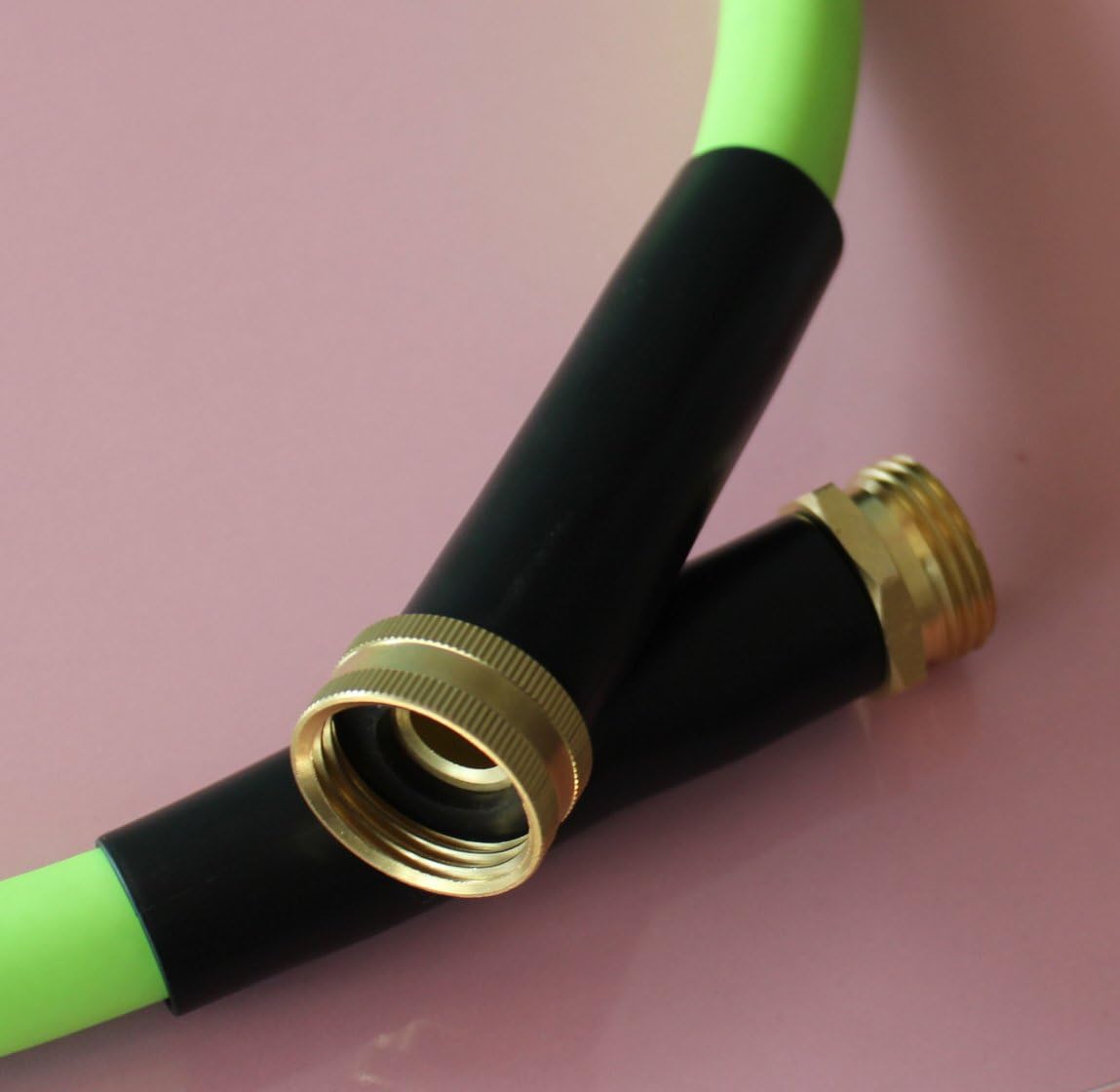 Double Female Connectors Garden Hose 5/8 Inch x3 FT. Working Under -4°F, Light Weight and Coils Easily, Abrasion Resistant, Extreme All Weather Flexibility (3FT-Female to Female) : Garden & Outdoor