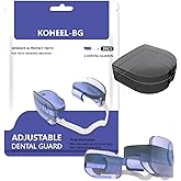 KOHEEL BG Adjustable Night Guard for Teeth Grinding, No-Boil Dental Guard for Bruxism Relief, 2 Count (Thick)