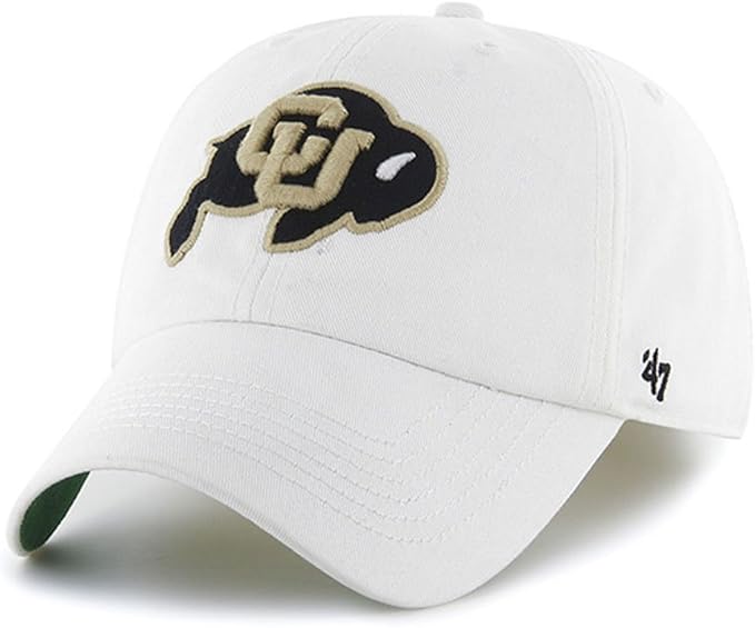 47brand Colorado CU Buffalo Franchise Hat (XLarge, White) at Amazon