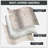 Emma Barclay Duchess Embellished Jacquard Quilted Bedspread Set Cream view 3