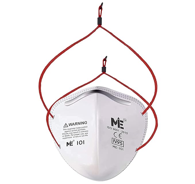 ME Protective N95 Face Mask 6 Layered Filtration with Head loop style