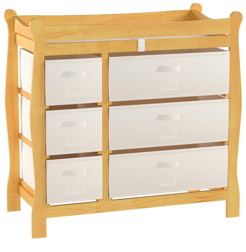 badger basket sleigh changing table