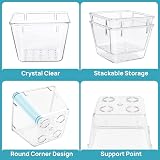 Vtopmart 15 Pack Drawer Organisers 4 Sizes Clear Plastic Storage Bins view 7