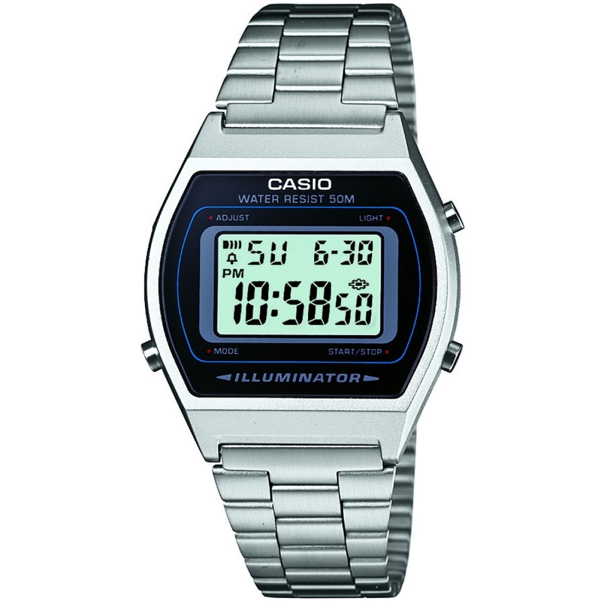 CASIO - Unisex Watch B640WD-1AVEF,Black/Silver,One Size