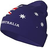 ASYG Cute Flag Slouchy Beanies Hat for Women Men Winter Hats Soft Warm Beanie Knitted Skull Caps Hat