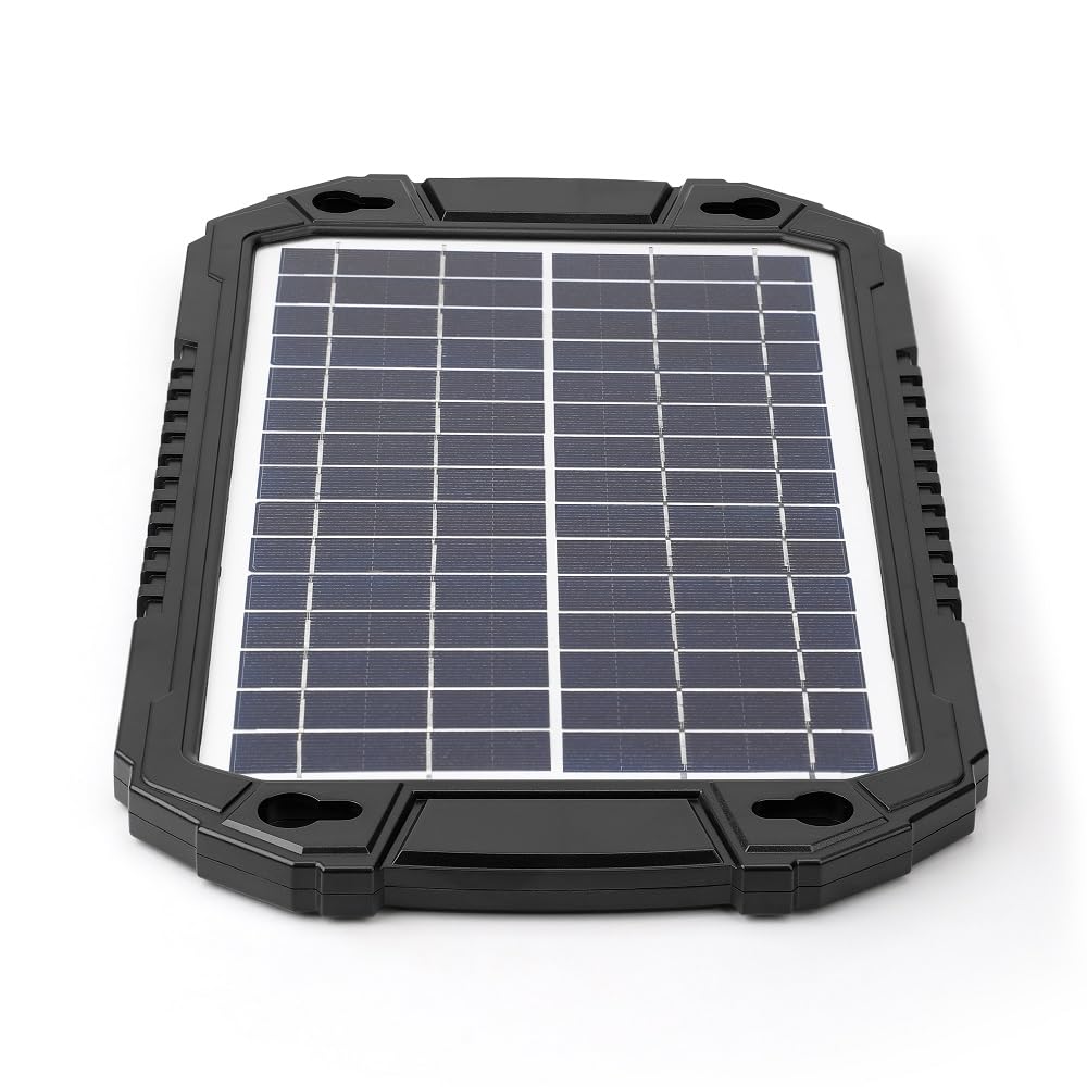 Sunway Solar Car Battery Trickle Charger & Maintainer 8W 12V Waterproof Solar Panel Power Charging Kit for Car Automotive RV Marine Boat Motorcycle Truck Trailer Tractor Powersports Snowmobile