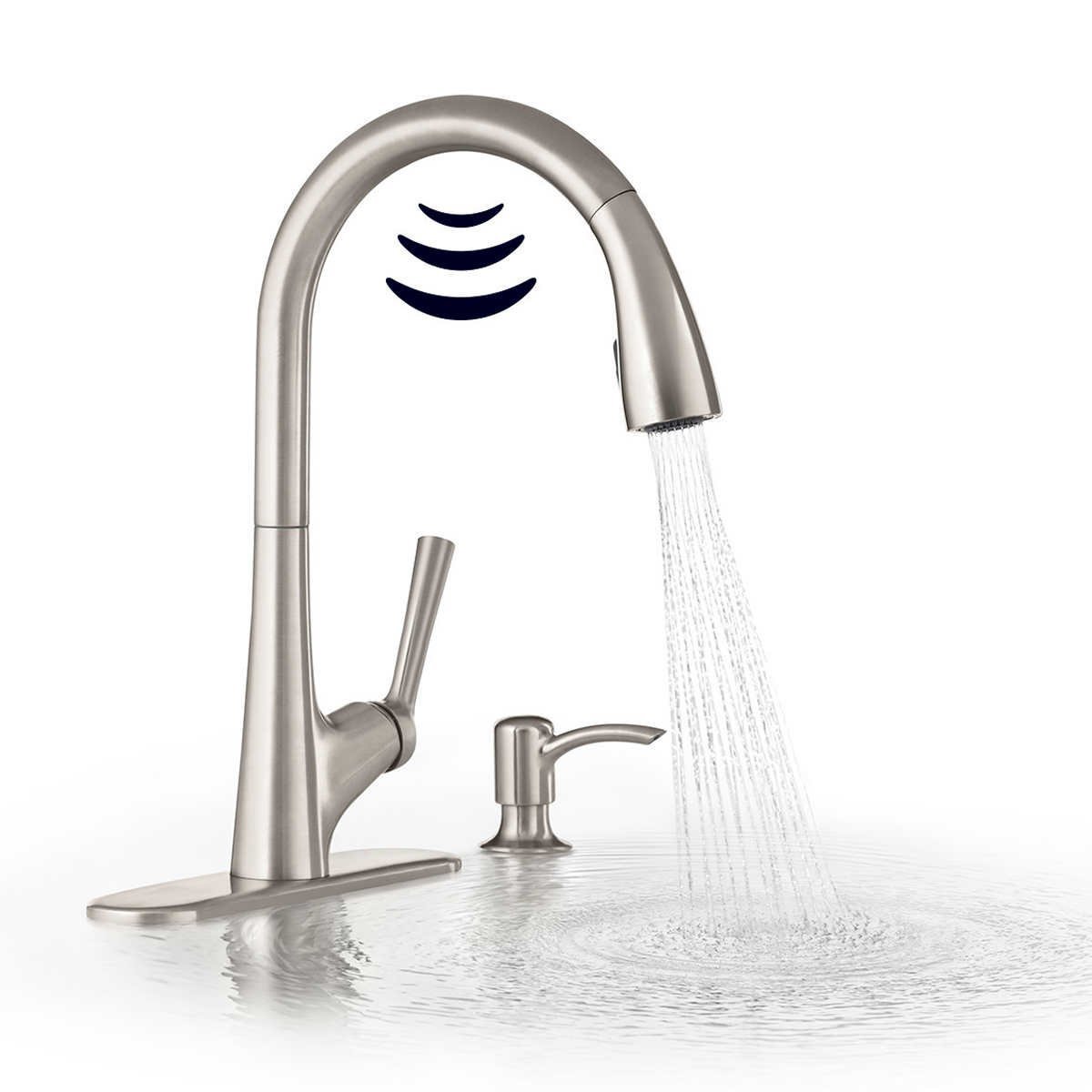 Kohler Malleco Touchless Pull Down Kitchen Faucet With Soap