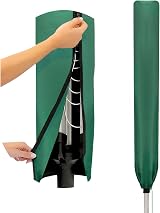 Flatro Rotary Washing Line Cover Waterproof Universal Fit with Zip Drawstring view 1