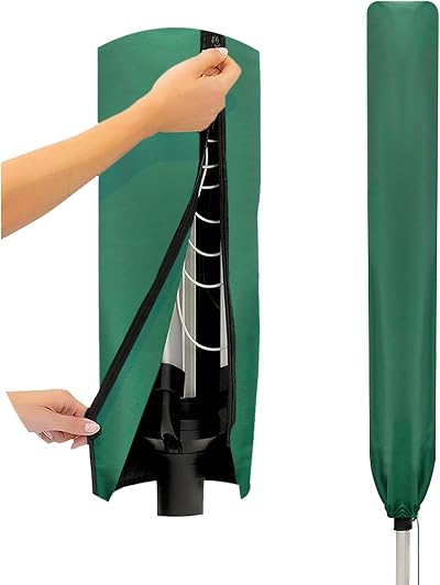 Flatro Rotary Washing Line Cover Waterproof Universal Fit with Zip Drawstring